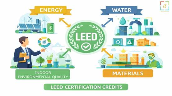 LEED consultant guiding LEED certification credit strategy