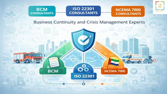 ISO 22301 Consultants, BCM Consultants, and NCEMA 7000 Consultants