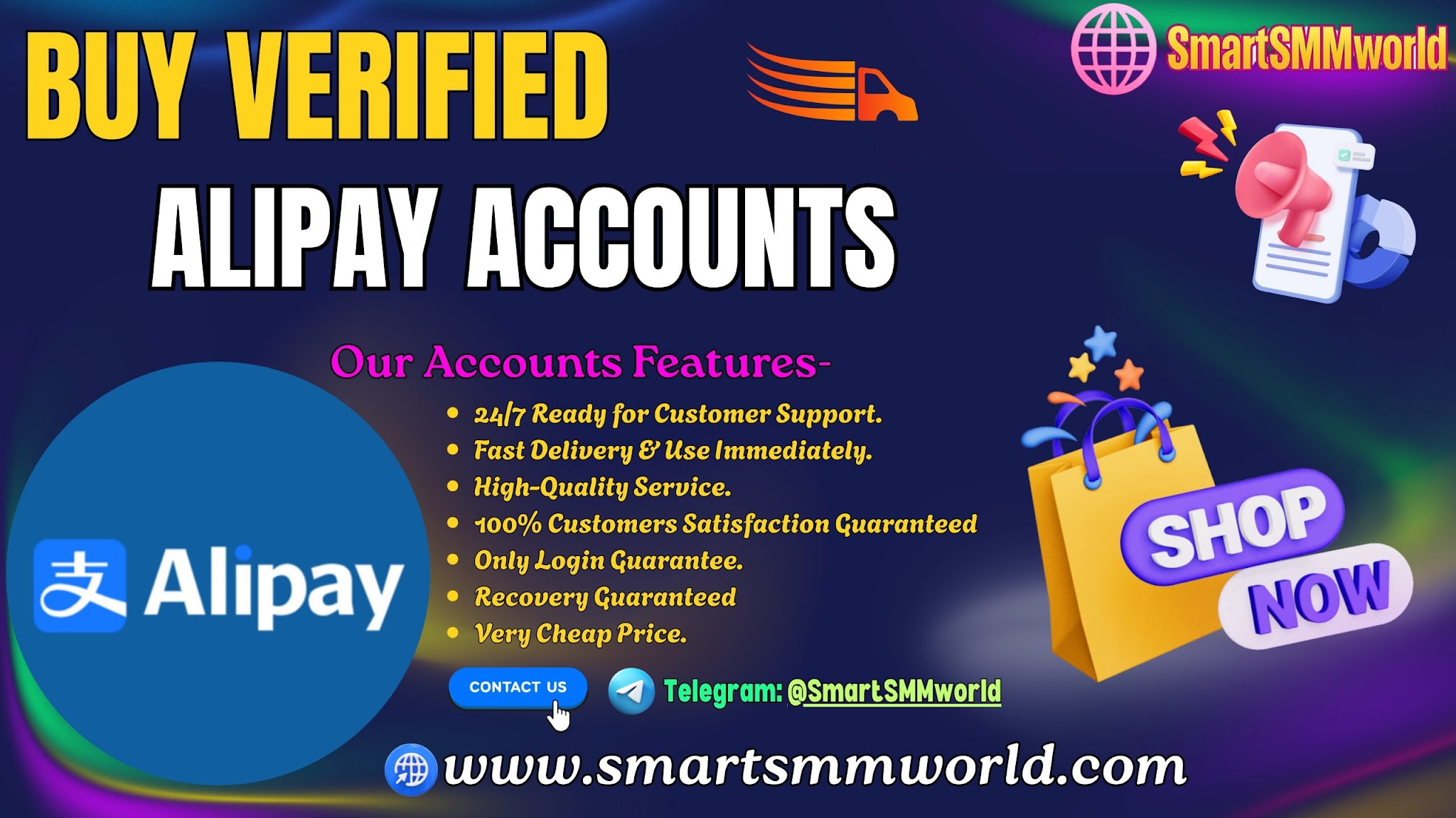Buy Verified Alipay Accounts