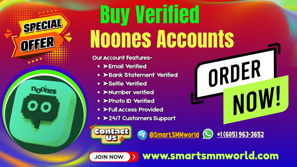 Buy Verified Noones Accounts