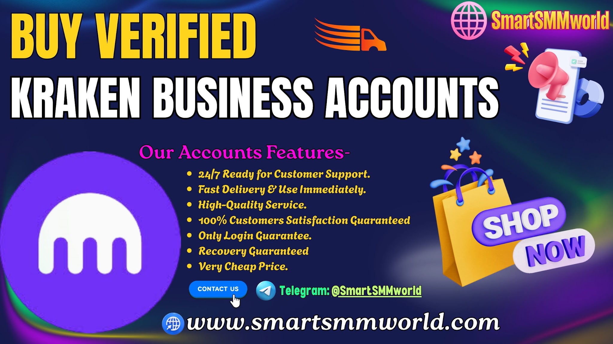 Buy Verified Kraken Business Accounts