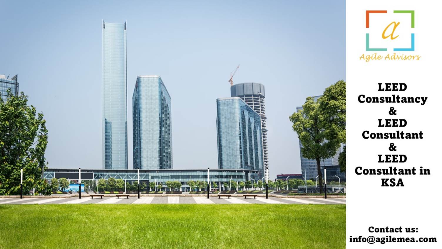 A green lawn with tall buildings in the backgroundAI-generated content may be incorrect.