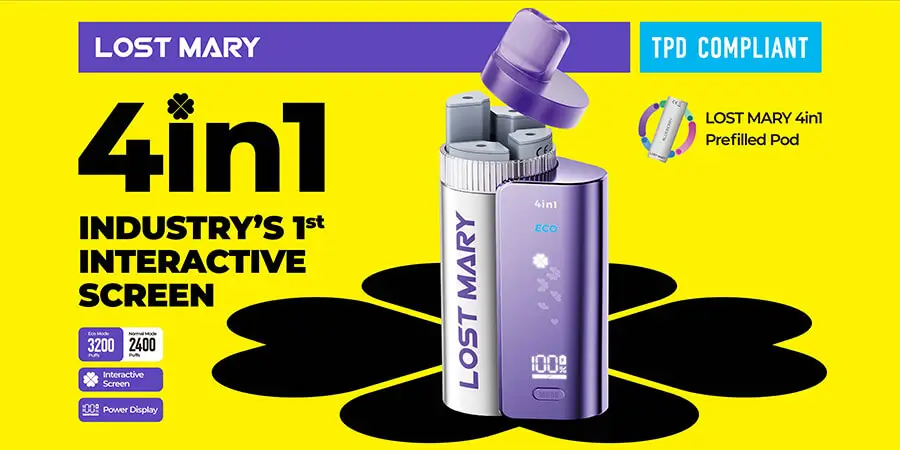 4 in 1 lost mary prefilled pos kit