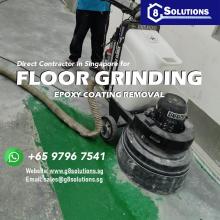 epoxy coating removal Singapore, floor grinding services Singapore, epoxy removal, Floor reinstatement