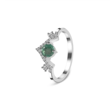 Green Kyanite ring