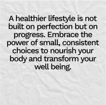 Details on how to live a healthier lifestyle