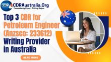 CDR for Petroleum Engineer