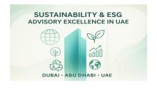 A complete guide on hiring a Sustainability Consultant in Dubai, a Sustainability Consultant in Abu Dhabi, and selecting the Best Sustainability and ESG Advisory in UAE to strengthen corporate sustainability and ESG performance.