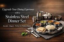 stainless steel dinner set by Jindal Lifestyle