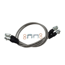 Heavy-Duty Stainless Braided Brake Hose Kit with Fittings for Off-Road Brake Upgrades