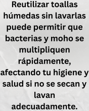 Este hábito común de usar la toalla podría poner en riesgo tu salud