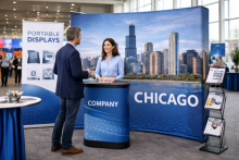 Portable trade show displays Chicago