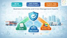 ISO 22301 consultants, BCM consultants, and NCEMA 7000 consultants help organizations implement business continuity and crisis management frameworks that ensure operational resilience, regulatory compliance, and effective risk management during disruptions.