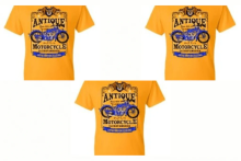 Antique motorcycle t-shirt designs