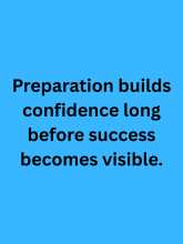 Confidence isn't something you suddenly discover—it's built through the small choices you make every day.