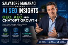 Salvatore Magaraci presenting AI SEO strategies for GEO
