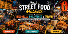 Best Street Food Markets in Indonesia, the Philippines & Taiwan