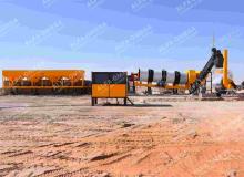Alfa Omega's asphalt drum mix plant