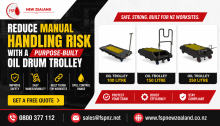 oil drum trolley