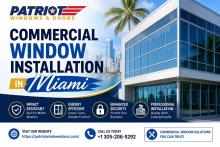 Commercial Window Installation in Miami,