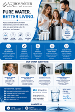 Pure Water. Better Living with Aqtros Water