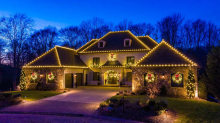 Christmas Light Installation in Houston