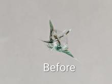 Windshield repair resins