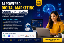 AI Digital Marketing Course in Telugu, Digital Marketing Training