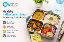 healthy Indian lunch