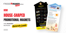 House-Shaped Promotional Magnets for Australian Businesses
