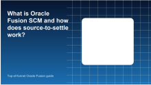 Fusion SCM Online Training