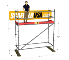 steel scaffolding