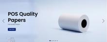 Credit card receipt paper rolls