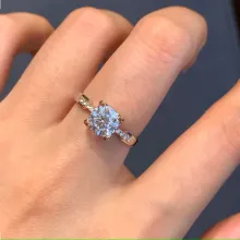 Lab Grown Diamond Two Tone Rings