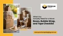 Moving Supplies Checklist