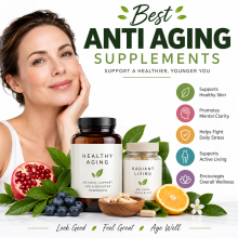 Best anti aging supplements for healthy aging and daily wellness support.