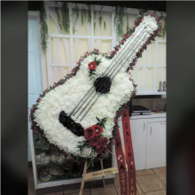 funeral arrangements with flowers