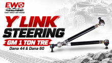E90065’s OTK option is best understood as a product-configuration choice, not an installation shortcut. Confirm the configured ES2233L option, identify the real knuckle, and keep reamer tooling and any required knuckle work as separate, professionally reviewed project items. That makes the order accurate without promising a universal no-machining result. When the E90065 package matches the documented steering plan, review the current Y-link steering package and confirm the configured option and knuckle requ