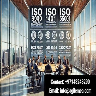 Agile Advisors, typically serving as ISO Consultant in Dubai, are essential in guiding organizations through the complex journey to ISO Certification, providing expert support at every stage of the process.