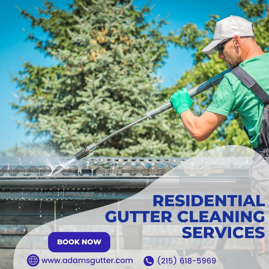 Residential Gutter Cleaning Services