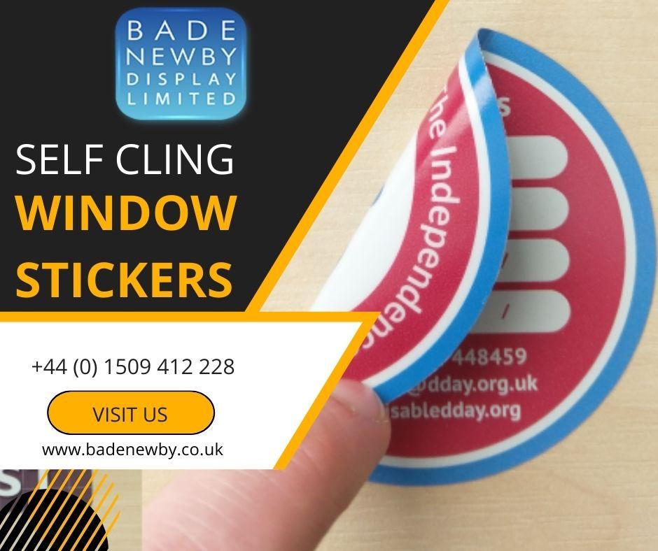 self cling window stickers