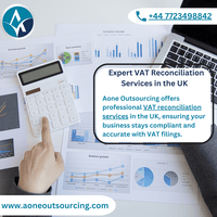 Aone Outsourcing provides reliable VAT reconciliation UK, helping businesses streamline their VAT processes. Our expert team ensures accurate reconciliation of VAT returns, minimizing errors and ensuring compliance with HMRC guidelines.
