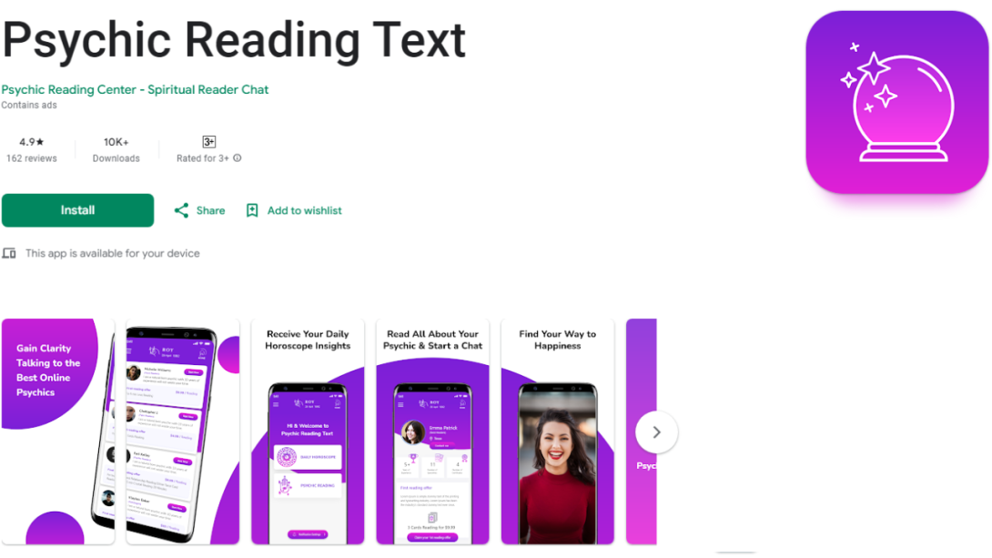 psychic reading app