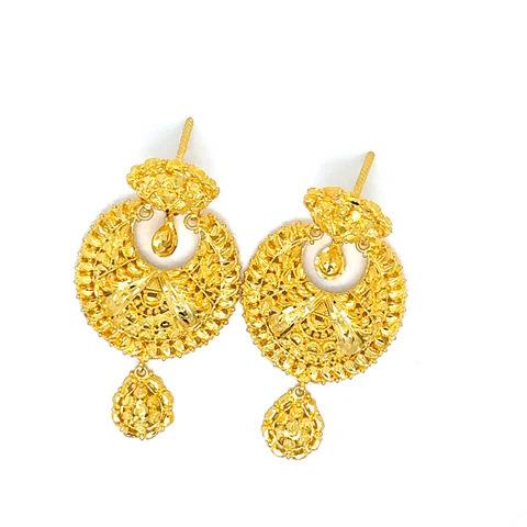 gold earring design