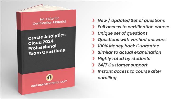 Oracle Analytics Cloud 2024 Professional
