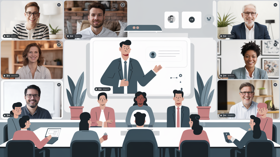 a-digital-illustration-of-a-zoom-meeting-online-with-zoom-interpretation
