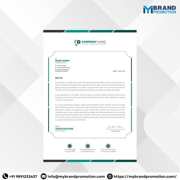 letterhead, customize letterhead