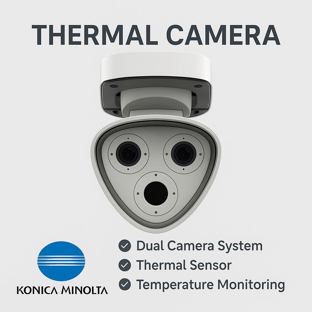 Multi sensor camera, Thermal Camera, Temperature Monitoring Camera, Dual Sensor Camera
