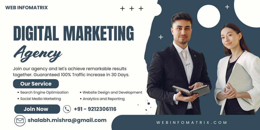 WebInfoMatrix is a digital marketing and web development agency offering SEO, web design, and app solutions to help businesses grow online.