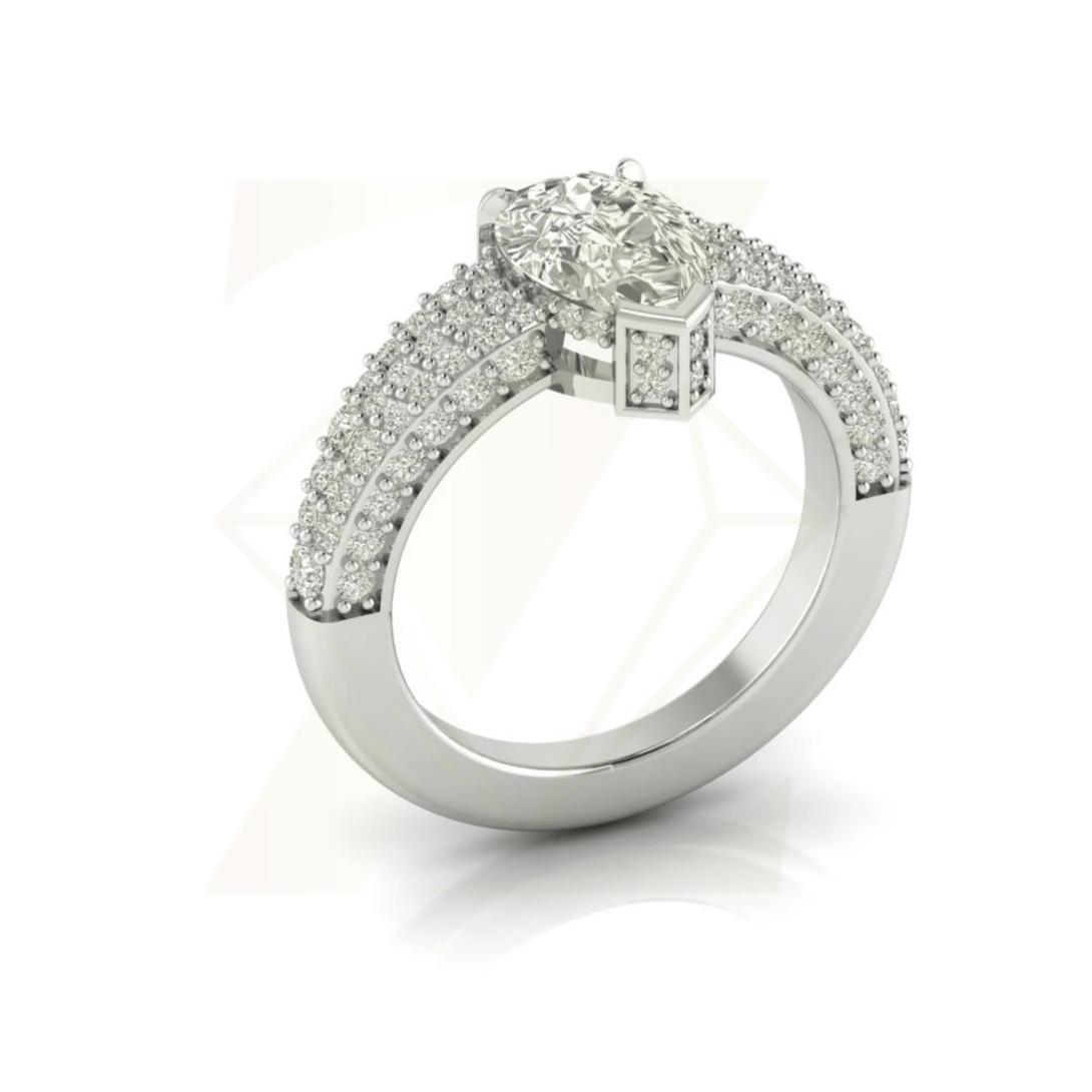 Pear Cut Ring